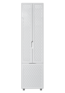 Пенал напольный Домино 3D 50 с корзиной для белья (D37015P) Пенал напольный Домино 3D 50 с корзиной для белья (D37015P)