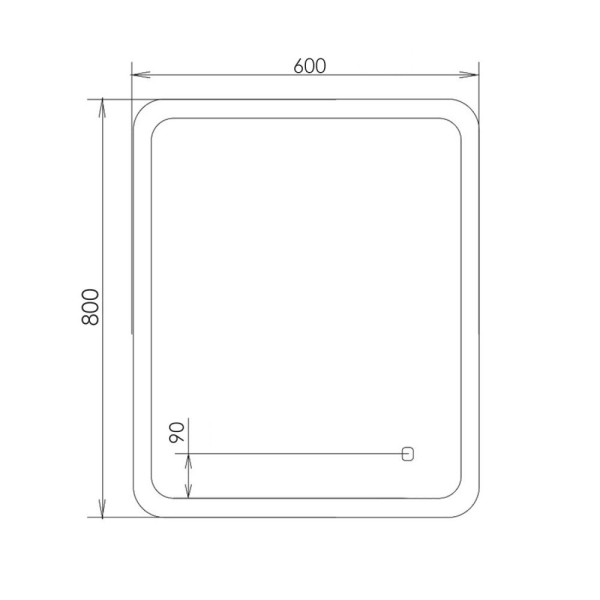 Зеркало Comforty Ситара 600x800x30 черный глянцевый (00-00001230) Зеркало Comforty Ситара 600x800x30 черный глянцевый (00-00001230)