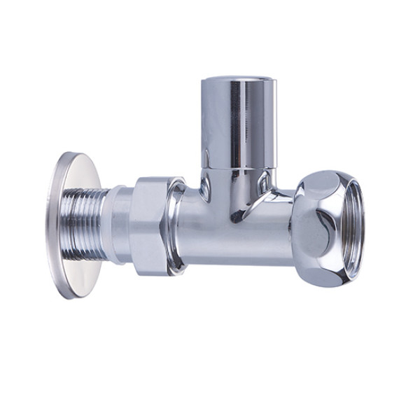Вентиль запорный для полотенцесушителя Vieir 1/2"x1" НВ хром (VR2035F) Вентиль запорный для полотенцесушителя Vieir 1/2"x1" НВ хром (VR2035F)