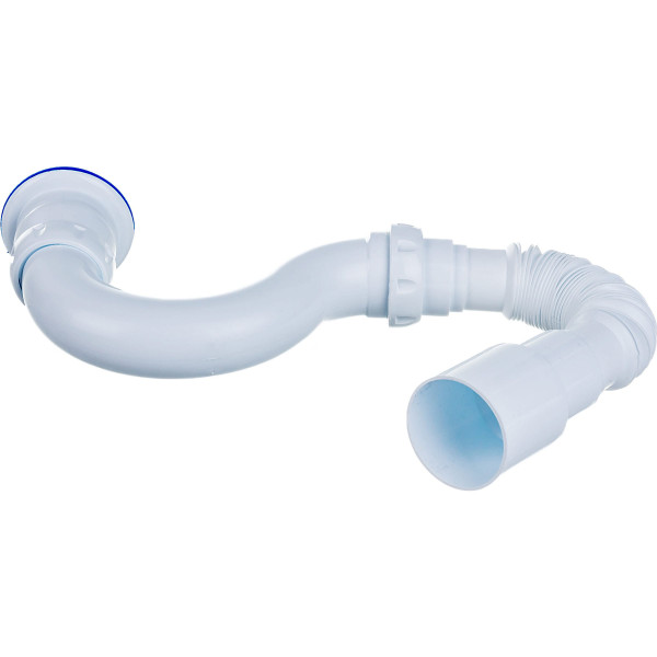 Сифон для душевого поддона прямоточный с выпуском 1 1/2"x40 с н/ж чашкой с гибким отводом 40x40/50 Unicorn G32