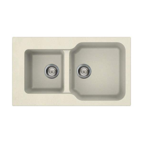 Мойка для кухни врезная Omoikiri Maru 86-2-BE 860х500 ваниль (4993285) Мойка для кухни врезная Omoikiri Maru 86-2-BE 860х500 ваниль (4993285)