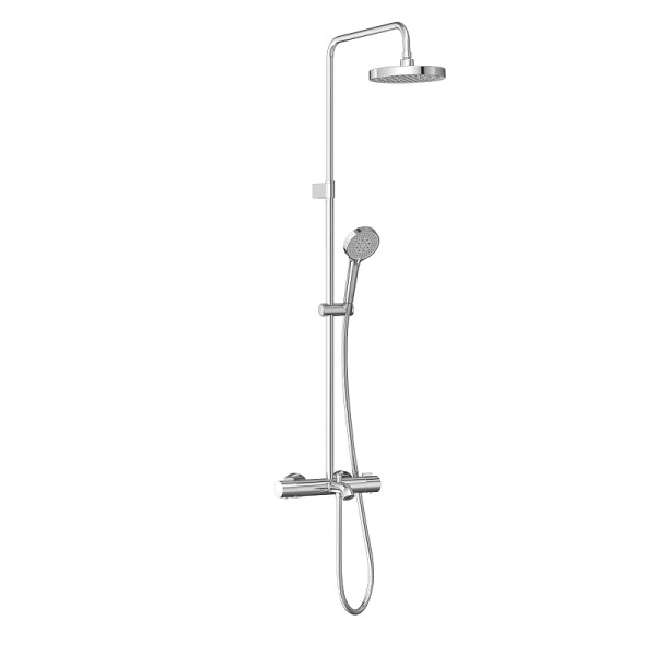 Душевая система Vitra Base Round хром (A47303EXP)