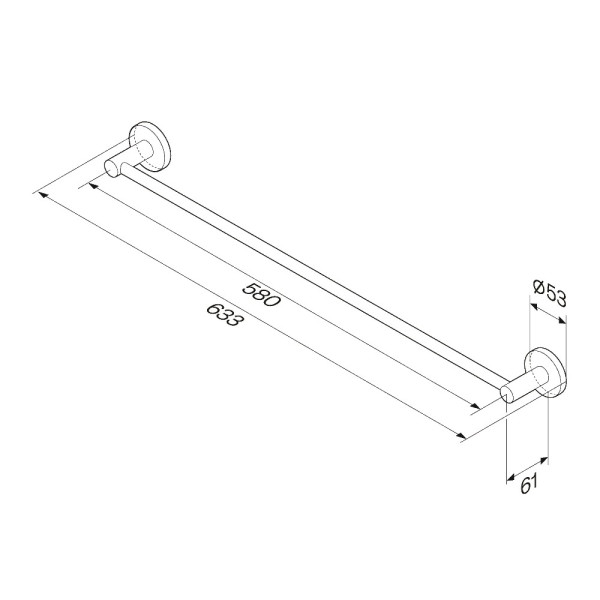 Вешалка для полотенец AM.PM X-Joy (A85A346400)