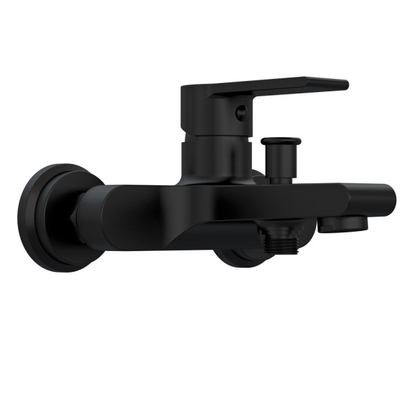 Смеситель для ванны и душа Cersanit Brasko черный (А63108)