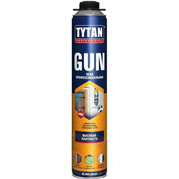 Пена монтажная Tytan Professional Gun (750 мл.) (21215) Пена монтажная Tytan Professional Gun (750 мл.) (21215)