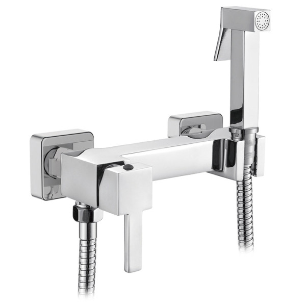 Смеситель для биде Ledeme картридж 25мм, с гигиеническим душем (L5398-7) Смеситель для биде Ledeme картридж 25мм, с гигиеническим душем (L5398-7)