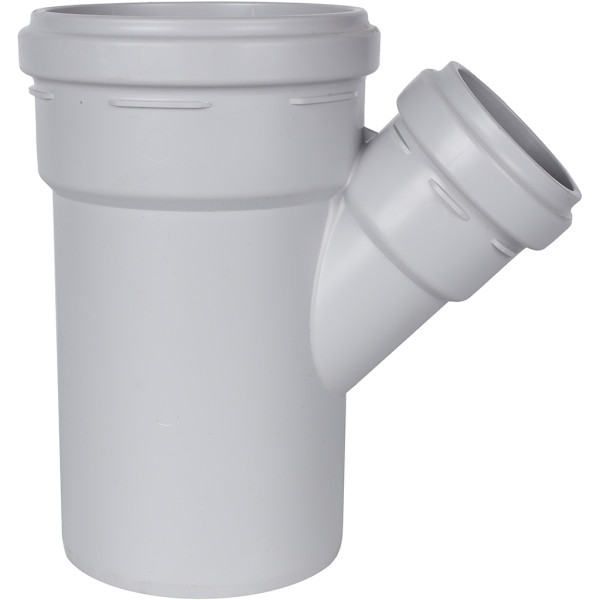 Тройник 110x58x45 Stout (PP, серый) (SKB-0015-115845)