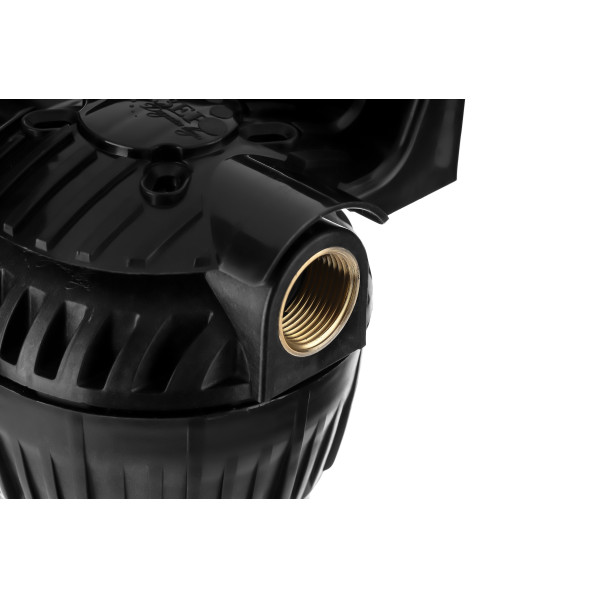 Фильтр колбовый Гейзер 3/4" 10SL (черный, для горячей воды) (50547)