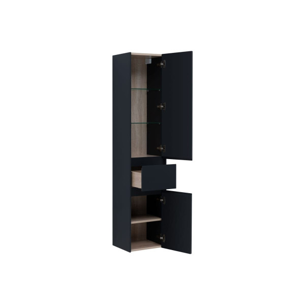 Пенал подвесной Aquanet Бруклин 35x30,9x162,5 черный, R (00310138) Пенал подвесной Aquanet Бруклин 35x30,9x162,5 черный, R (00310138)