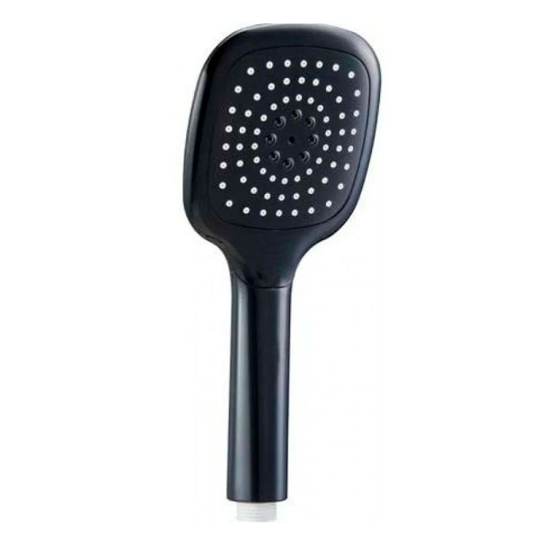 Душевая лейка Melodia Luxe 1 функция 95х95 чёрная (MKP26111BL_bk)