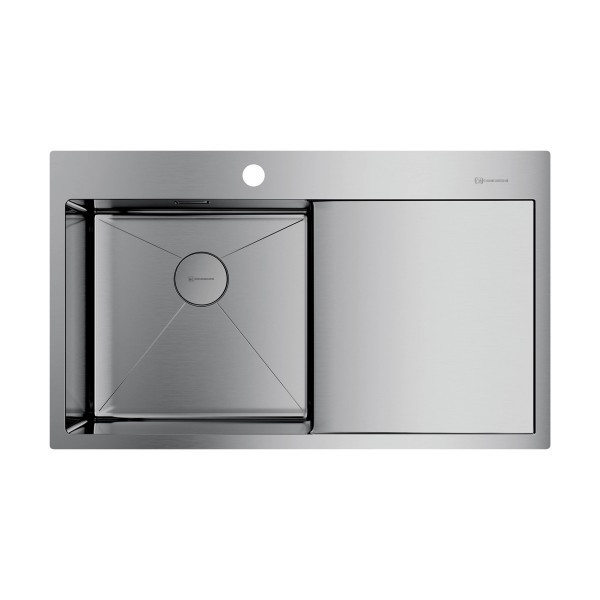Мойка для кухни врезная Omoikiri Akisame 86-IN-L 860х510 нержавеющая сталь (4993760) Мойка для кухни врезная Omoikiri Akisame 86-IN-L 860х510 нержавеющая сталь (4993760)