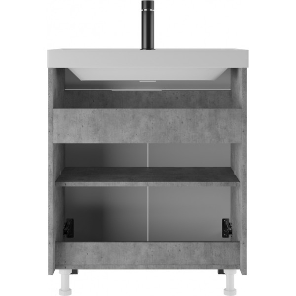 Тумба напольная Classica 70 Vector светлый бетон без ящика Домино (DV6613T) Тумба напольная Classica 70 Vector светлый бетон без ящика Домино (DV6613T)