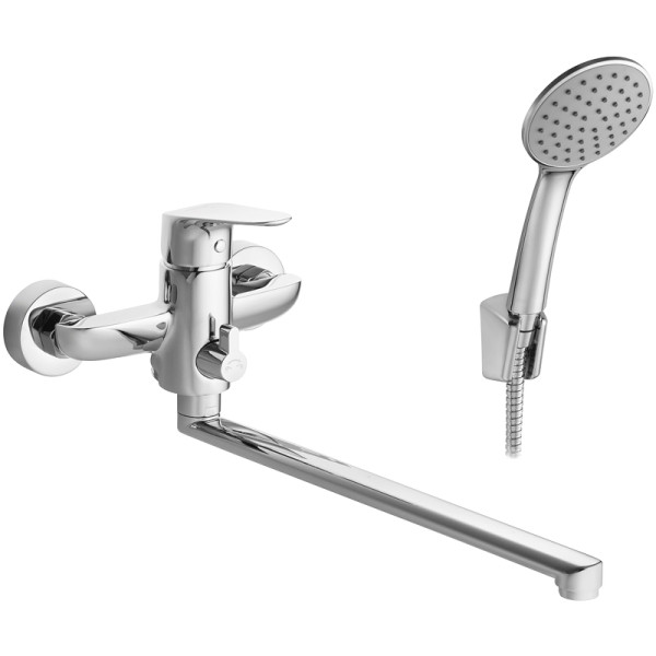 Смеситель для ванны и душа Santek Форт с душевым комплектом хром (WH5A12004C001)