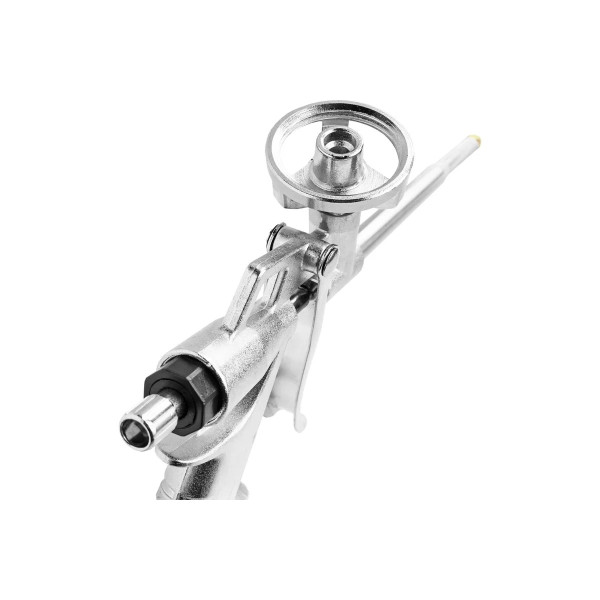 Пистолет для монтажной пены Fomeron Flint (цельнометаллический) (590126) Пистолет для монтажной пены Fomeron Flint (цельнометаллический) (590126)