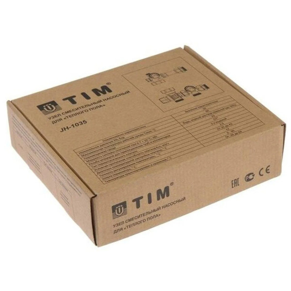 Насосно-смесительный узел TIM с термостатическим клапаном 20-43° 130мм/180мм, без насоса TIM (JH-1035) Насосно-смесительный узел TIM с термостатическим клапаном 20-43° 130мм/180мм, без насоса TIM (JH-1035)