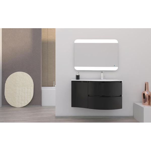 Пенал подвесной Cezares Vague 34x55 Nero opaco (55284) Пенал подвесной Cezares Vague 34x55 Nero opaco (55284)