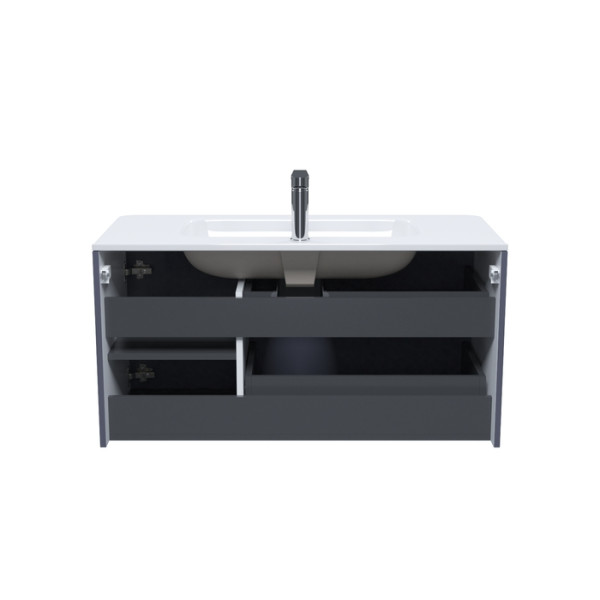 Тумба подвесная Iddis Edifice 100x46,2 темно-серый (EDI10D0i95)