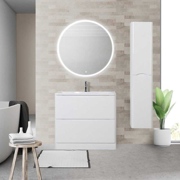 Тумба напольная BelBagno Acqua 100 Bianco Lucido (Acqua-1000-2C-PIA-BL)