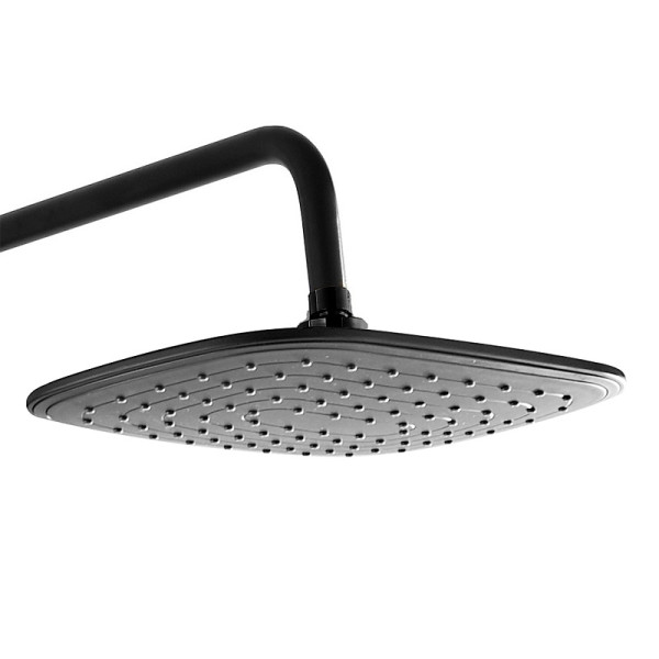 Душевая система Azario с поворотным изливом черная (AZ-801-2B)