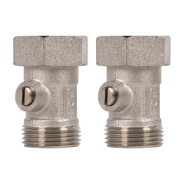 Комплект фитингов со встроенным шаровым краном Royal Thermo 3/4"х3/4"EK (RTE 07.0020) Комплект фитингов со встроенным шаровым краном Royal Thermo 3/4"х3/4"EK (RTE 07.0020)