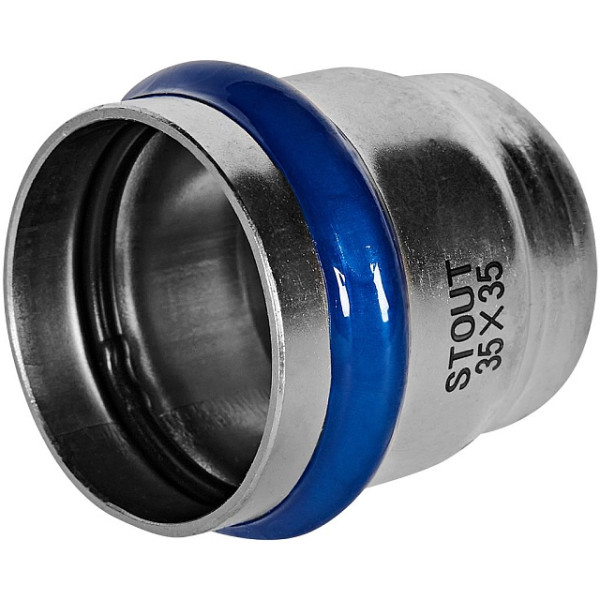 Заглушка 35 Stout SSS-2025 ВПр (нерж.ст., пресс) SSS-2025-000035