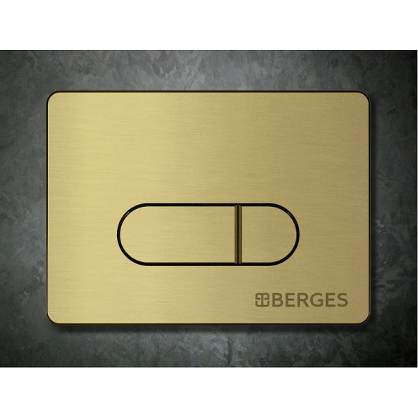 Клавиша смыва Berges Novum L8 D8 бронза (40038)