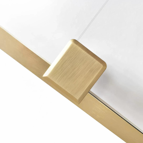 Душевая дверь Rea Montana 120x200 gold Mat стекло прозрачное, профиль матовое золото (REA-K2508)
