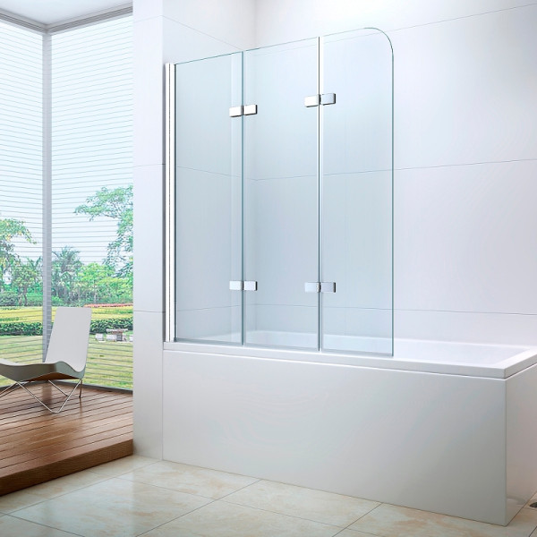 Душевая шторка на ванну Berges City 2.0 900*1400 стекло прозрачное, профиль хром сильвер (62013) Душевая шторка на ванну Berges City 2.0 900*1400 стекло прозрачное, профиль хром сильвер (62013)