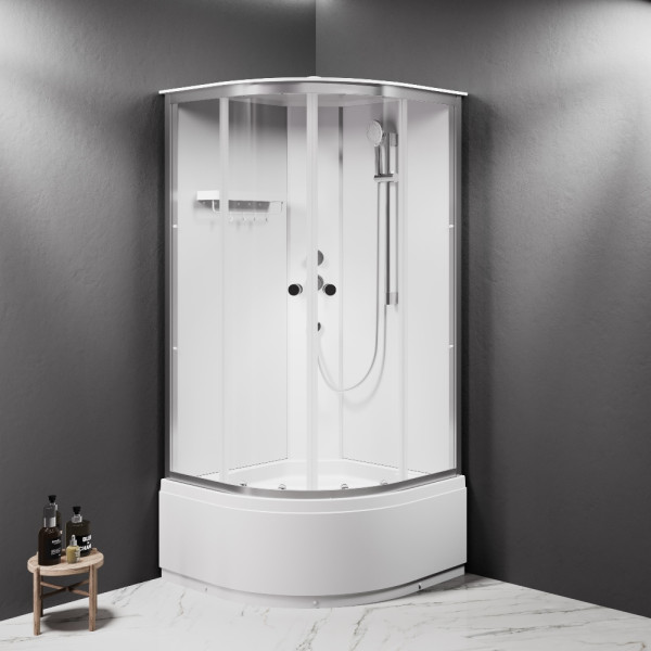 Душевая кабина AM.PM X-Joy Deep 90x90 профиль мат.хром, стекло прозрачное (W94C-401A-090MT) Душевая кабина AM.PM X-Joy Deep 90x90 профиль мат.хром, стекло прозрачное (W94C-401A-090MT)