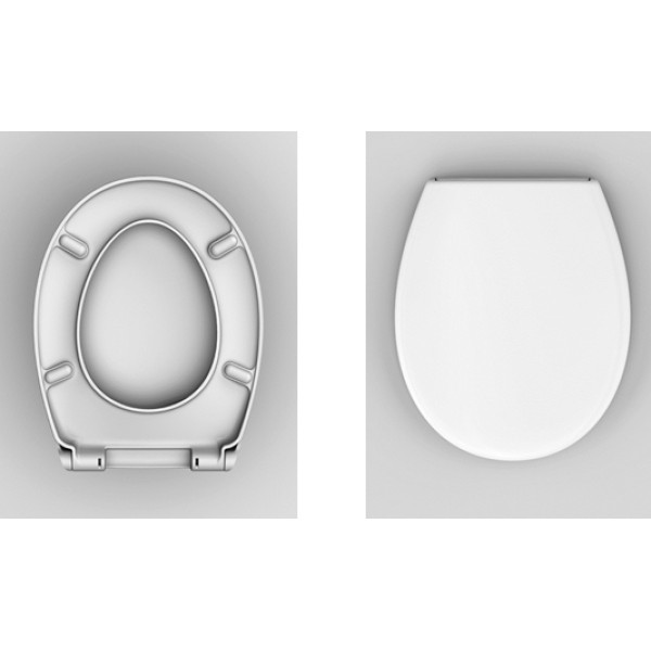 Сиденье для унитаза Haro Комо с soft-close, тэйк офф (L5A101C2702Y / 521906) Сиденье для унитаза Haro Комо с soft-close, тэйк офф (L5A101C2702Y / 521906)