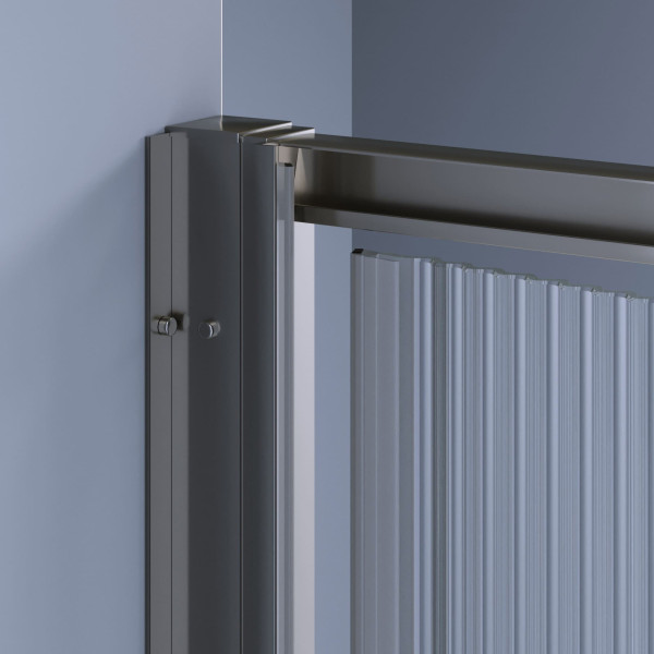 Душевая дверь RGW SV-05-2-Gr 800xx2000 стекло ребристое, профиль серый (703205208-1510)