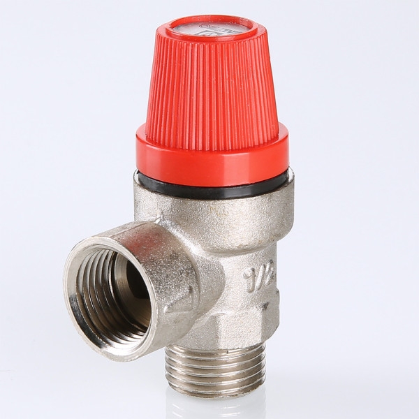 Клапан предохранительный 1/2" (3 бар, никель) Valtec (VT.496.N.0430) Клапан предохранительный 1/2" (3 бар, никель) Valtec (VT.496.N.0430)