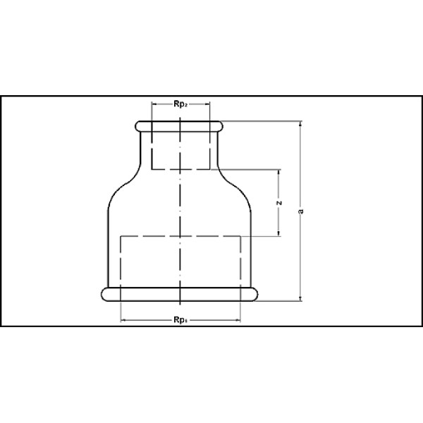 Муфта переходная 1/4"*1/2" (оцинков.)