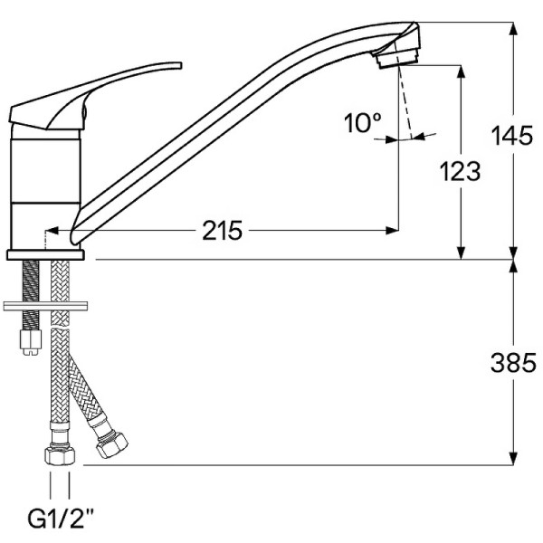 Смеситель для кухни Santek Баус хром (WH5A40010C001) Смеситель для кухни Santek Баус хром (WH5A40010C001)
