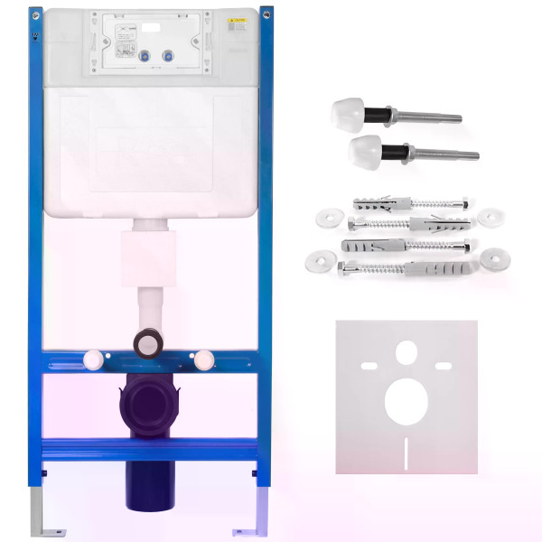 Инсталляция для подвесного унитаза Rea с клавишей Nikel (KPL-E0057)