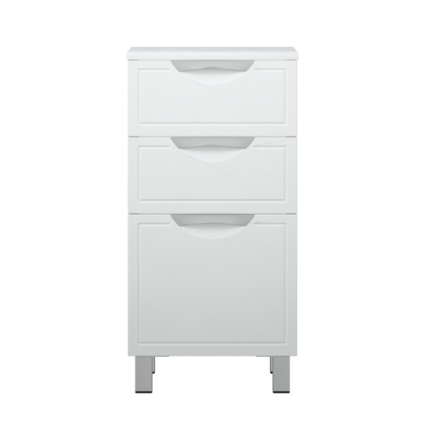 Комод Melodia Альфа 50 3 ящика белый (MFR80020WT)