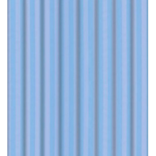Шторка для ванны текстиль Fashun 1800x2000 полиэстер синий в едва заметную вертикальную полоску (A8603)
