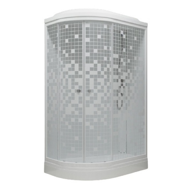 Душевая кабина Triton Коралл A 120х80 стекло мозаика ДН4 правая