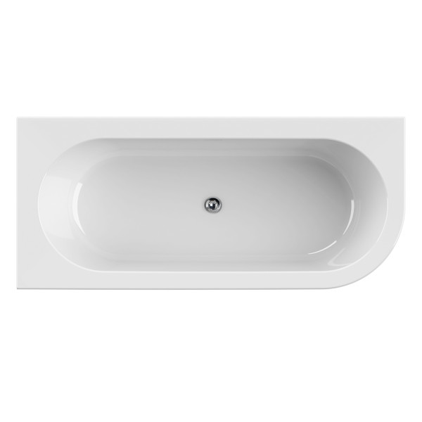 Ванна акриловая Cezares Slim 179x79x60 левосторонняя белый (SLIM CORNER-180-80-60-L-W37-SET)