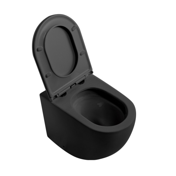 Унитаз напольный Abber Bequem 360x560x420 черный матовый (AC1111TMB) Унитаз напольный Abber Bequem 360x560x420 черный матовый (AC1111TMB)