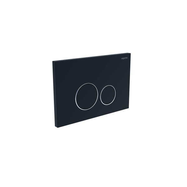 Клавиша смывная Aquatek черный матовый (PNS-0000015) Клавиша смывная Aquatek черный матовый (PNS-0000015)