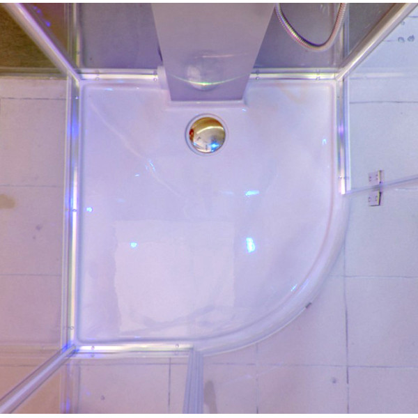 Душевая кабина с гидромассажем Timo Armo 90x90x215 стекло прозрачное, профиль хром (ARMO H-506) Душевая кабина с гидромассажем Timo Armo 90x90x215 стекло прозрачное, профиль хром (ARMO H-506)