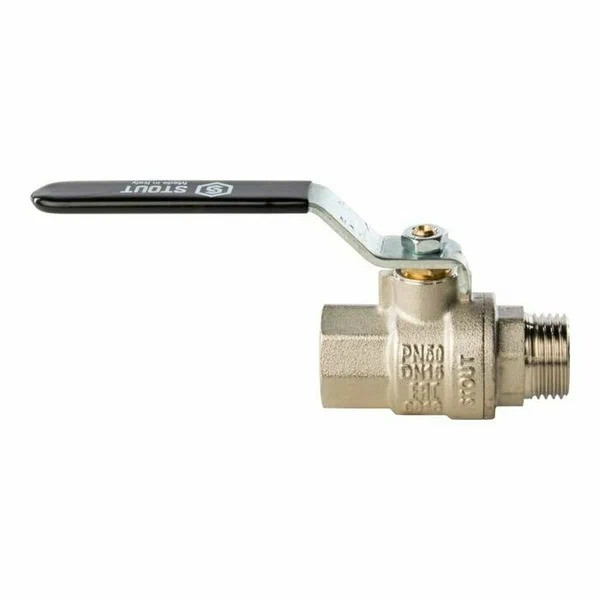 Кран 1 1/2" ВН шаровый Stout ГОСТ (чёрная ручка, полнопроходной) SVB-0003-200040 Кран 1 1/2" ВН шаровый Stout ГОСТ (чёрная ручка, полнопроходной) SVB-0003-200040