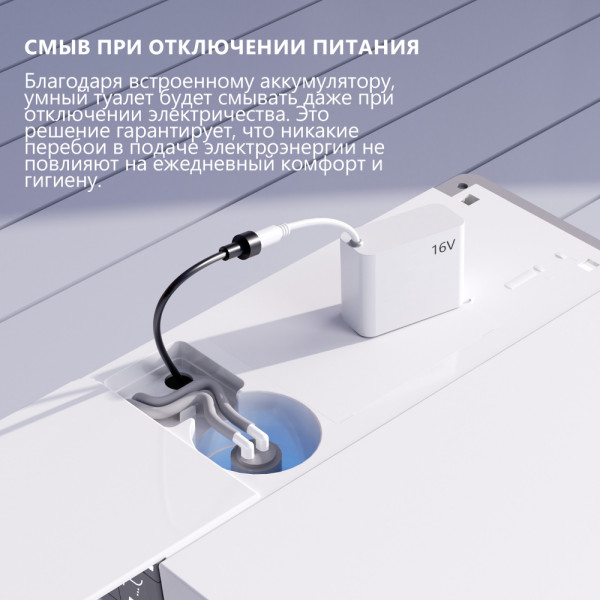 Комплект Abber подвесной электронный унитаз-биде Bequem AC1120S с инсталляцией AC0101P2 (AC1120S-AC0101P2) Комплект Abber подвесной электронный унитаз-биде Bequem AC1120S с инсталляцией AC0101P2 (AC1120S-AC0101P2)
