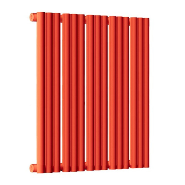 Радиатор стальной Empatiko боковое подключение, рябиновый красный (Takt S1-592-500 Scarlet Red)