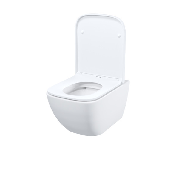 Унитаз подвесной Iddis Torr безободковый с сиденьем soft-close белый (TORRDSEi25)