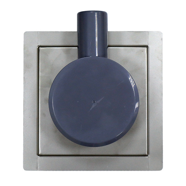 Трап горизонтальный Azario 360° 150x150 хром (AZZ3150)