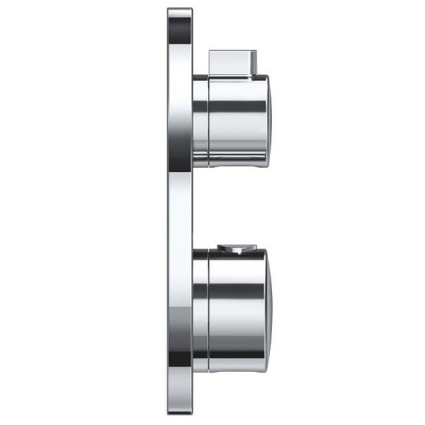 Смеситель для душа Grohe Grohtherm внешняя часть с термостатом хром (24076000)