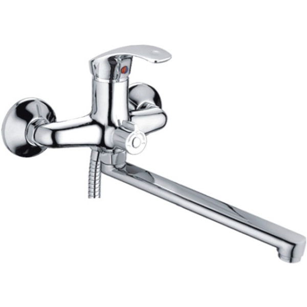 Смеситель для ванны и душа Ledeme с душевым гарнитуром (L2236)