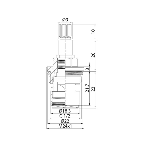Кран-букса Iddis Optima Home M24 (998CR531SM) Кран-букса Iddis Optima Home M24 (998CR531SM)